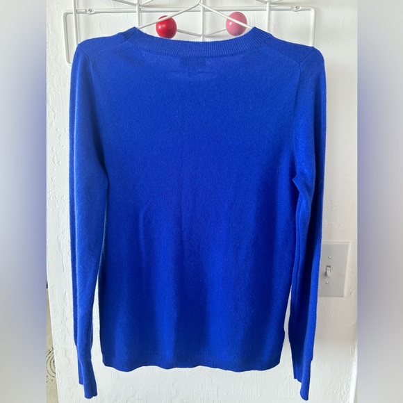 J. Crew Cashmere Crewneck in Blue| Size: Small - Picture 3 of 12